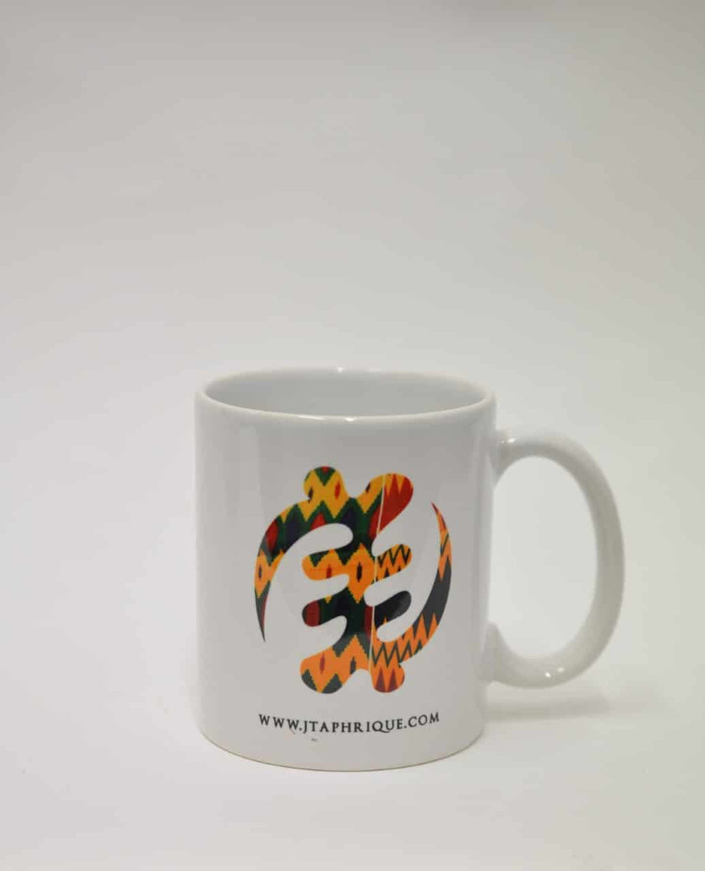 Gye Nyame - Adinkra Symbol - African Kente Print Mug - Various