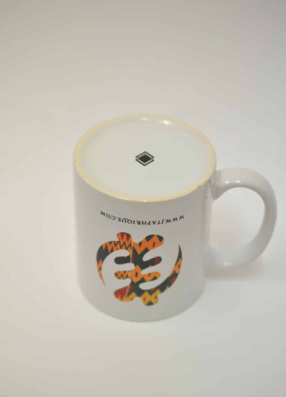 Gye Nyame - Adinkra Symbol - African Kente Print Mug - Various