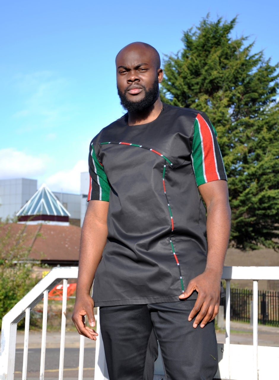 Kenyan Print Polished Cotton Shirt