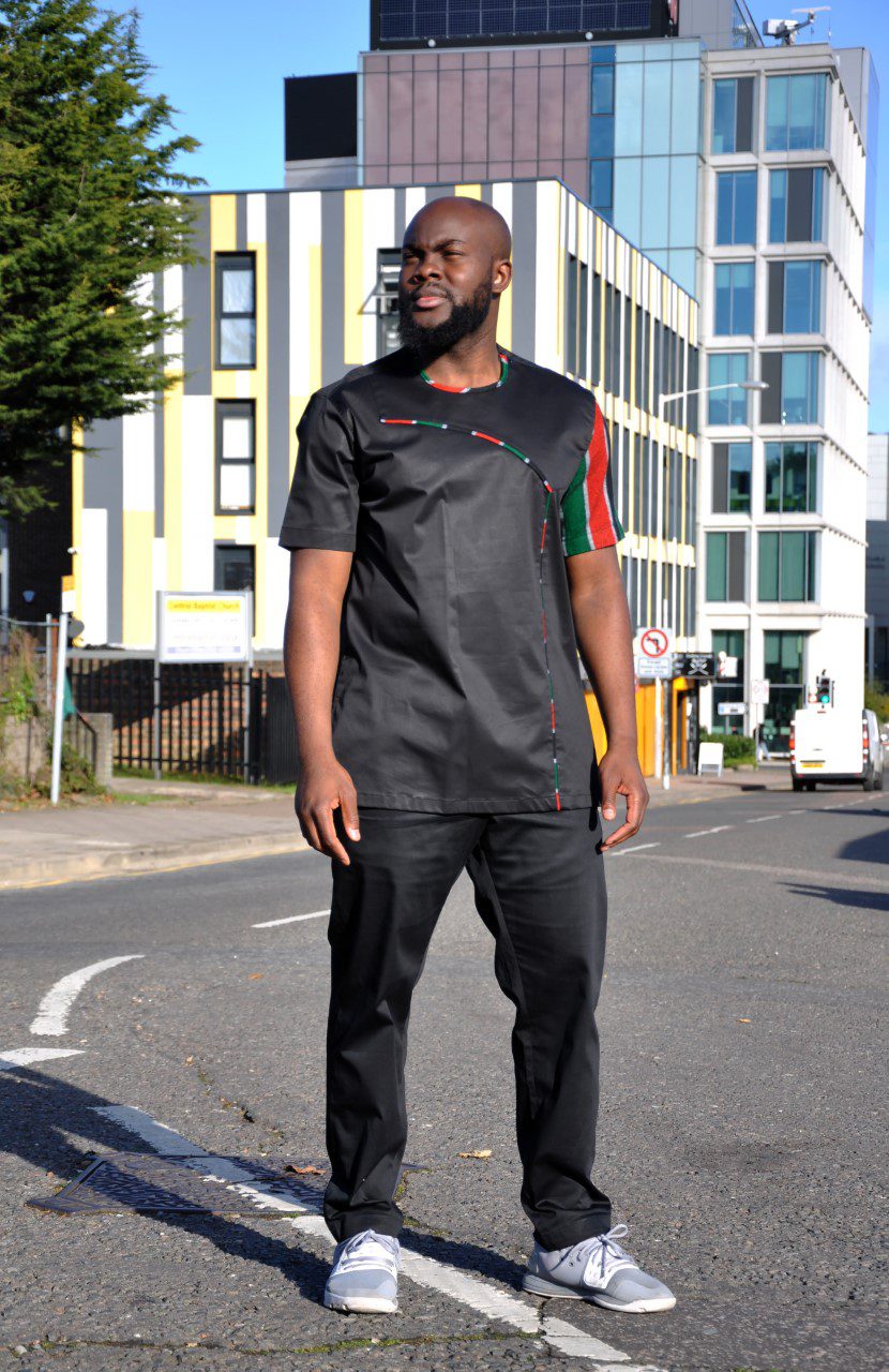 Kenyan Print Polished Cotton Shirt