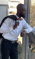 African Print Kente Bow Tie and Handkerchief set