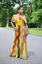Nevaeh African Ankara Multi Occasion Dress