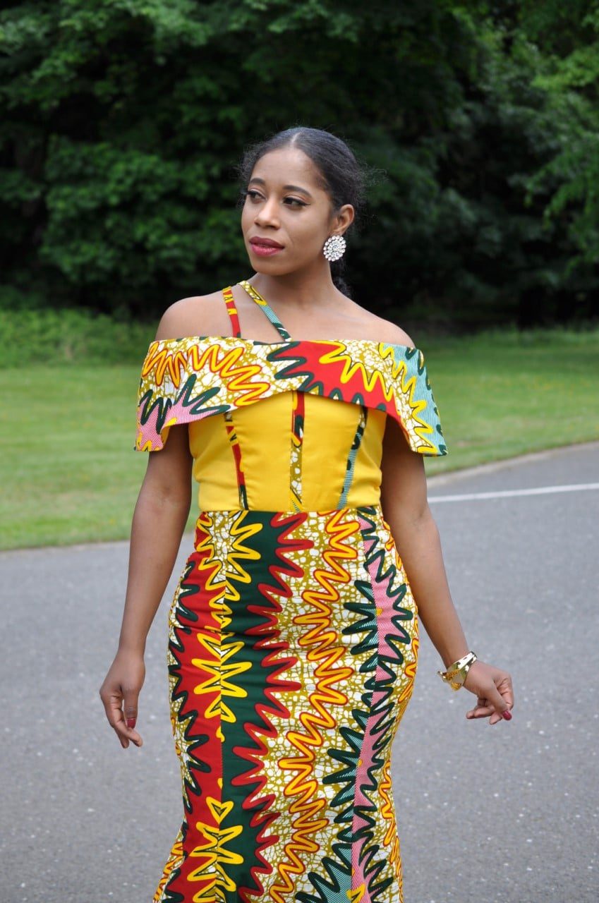 Nevaeh African Ankara Multi Occasion Dress