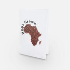 African Coca Map Mug & Card Gift Set