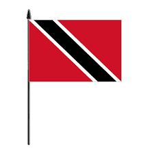Trinidad Miniature Hand Flag