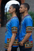 Light Blue Unisex Dashiki Shirt