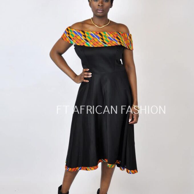 Kente African Print Crop Top