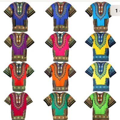 Traditional African Unisex Dashiki Shirt / Top Product Image