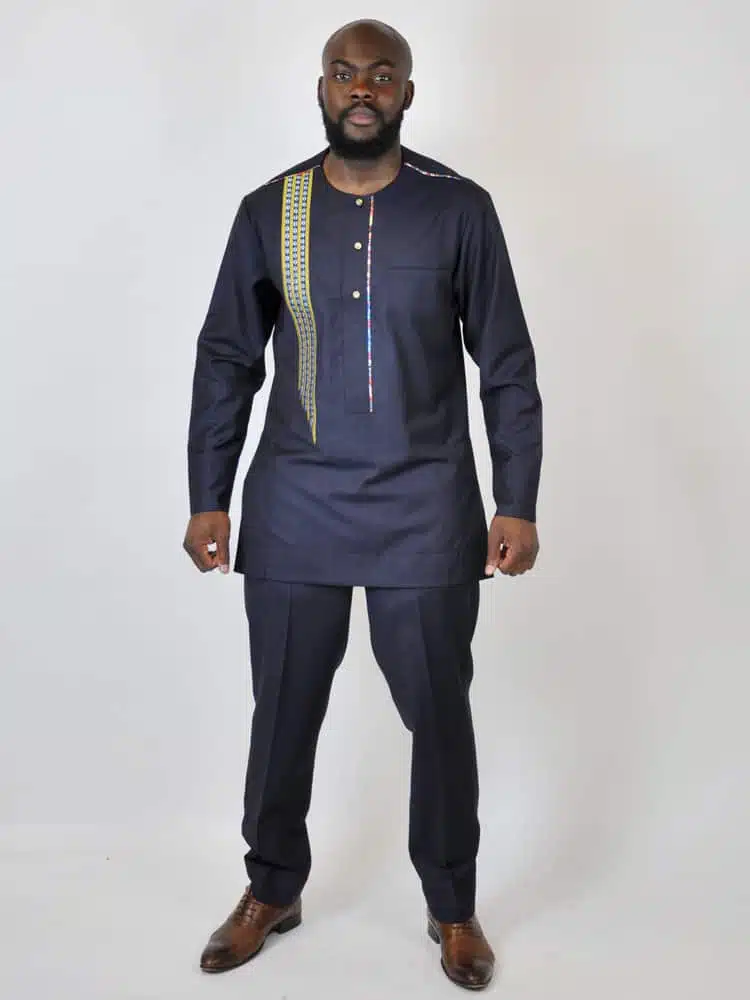 Blue Authentic Traditional African Suit – African Clothing Store | JT ...