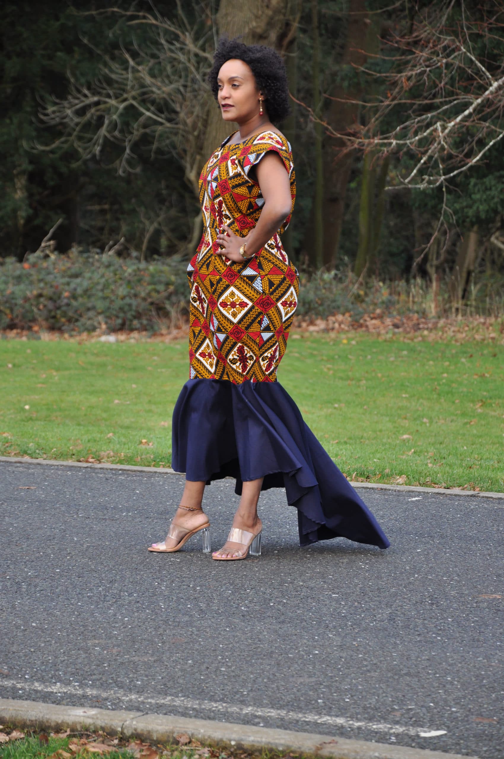 African Dresses For Women Summer 2021 African Women V-neck Long Sleeve Plus  Size | eBay