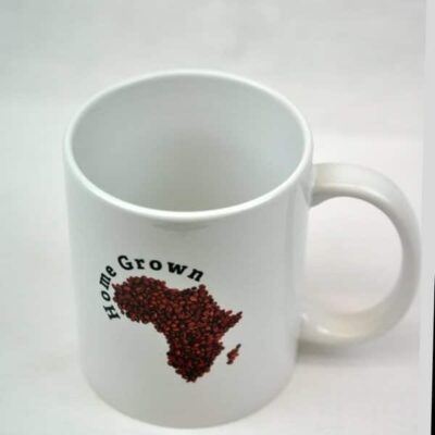 African Map Shape Coffee Beans Design Mug