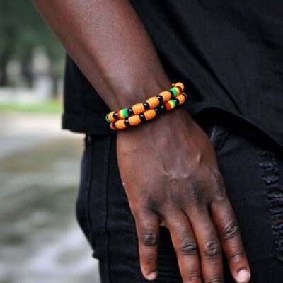 Unisex African  Beaded Bracelet