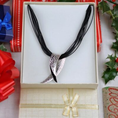 Silver Plated Choker Pendant Necklace