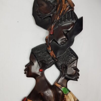 African Africa Shape Traditional Wooden Craft 'Proud'