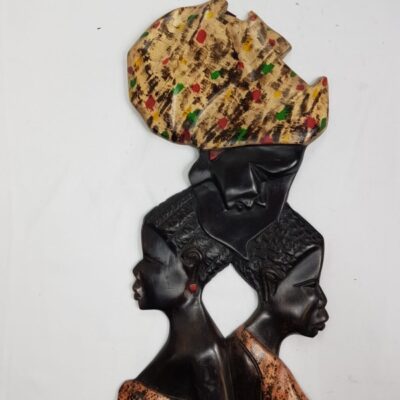 African Africa Shape Traditional Wooden Craft ‘Unite'