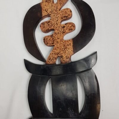 Gye Nyame Shaped African Wall Art Decor