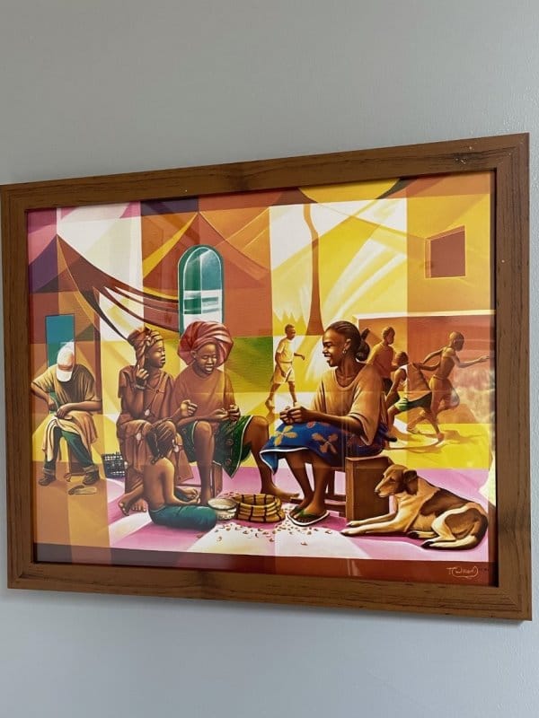 Traditional African Culture Wall Art ‘Meeting’