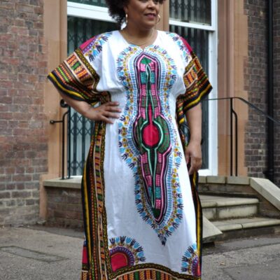 Dashiki Kaftan Maxi Dress Product Image
