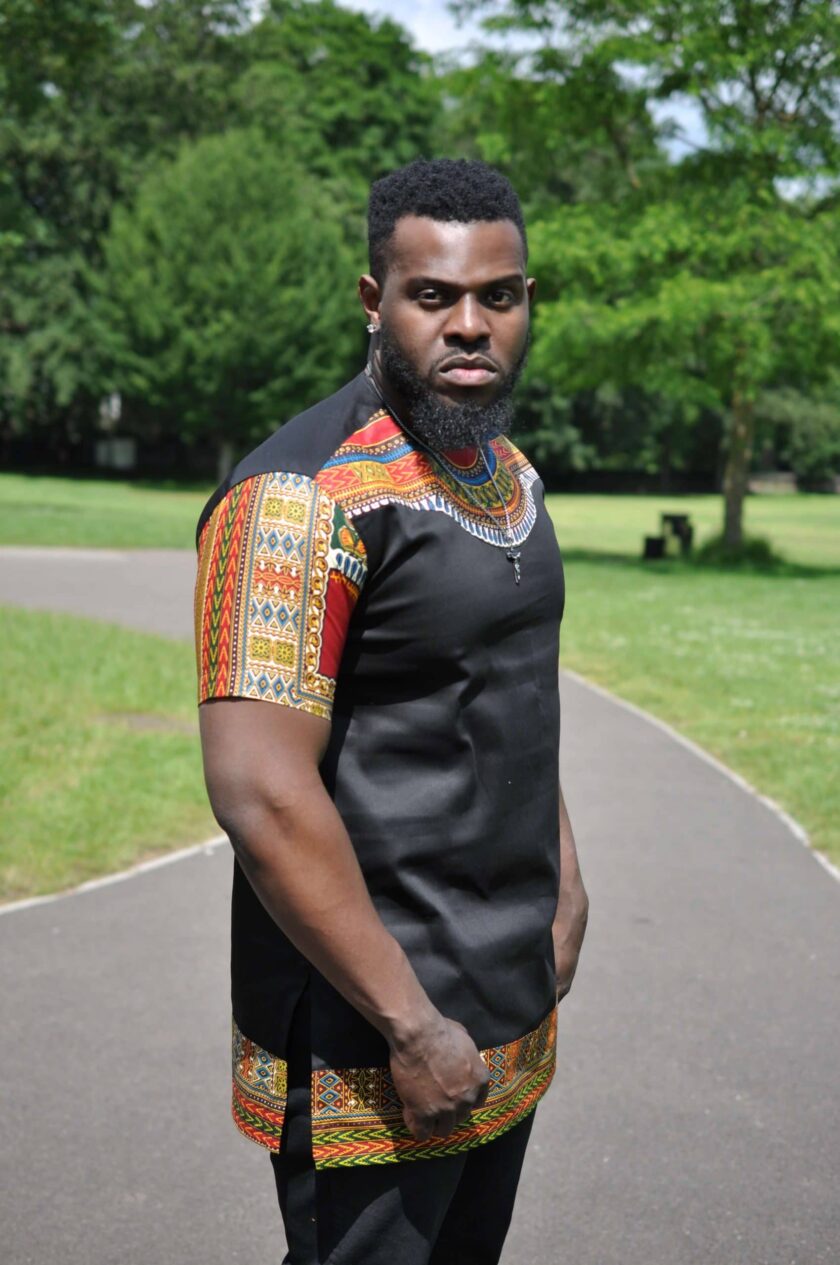 Kojo African Men's Shirt side