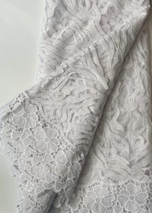 White French Lace Fabric