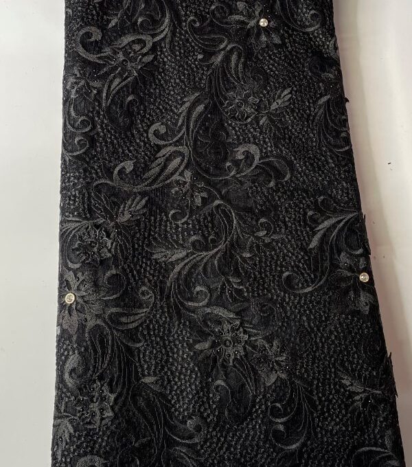 Black French Lace Fabric