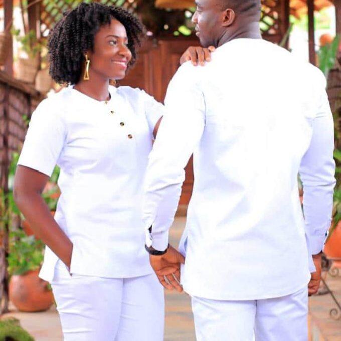 Abronoma Matching African Suits for Couples - African Clothing Store