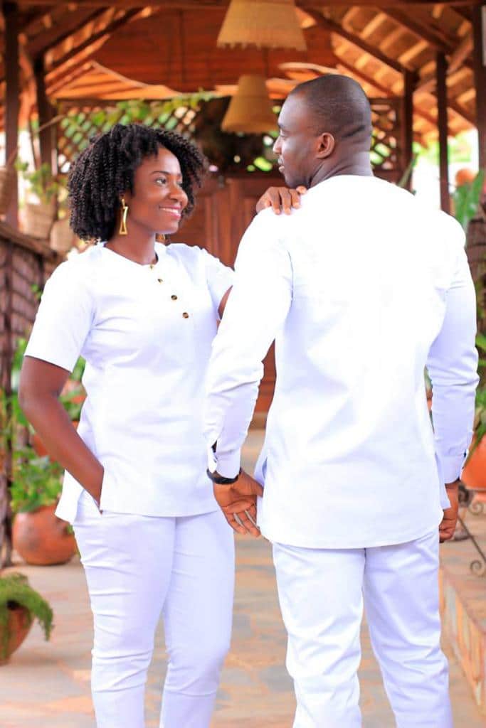 Abronoma Matching African Suits for Couples - African Clothing