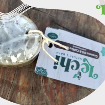 Coconut Oil & Coffee Grinds Bar with vitamin E 85g