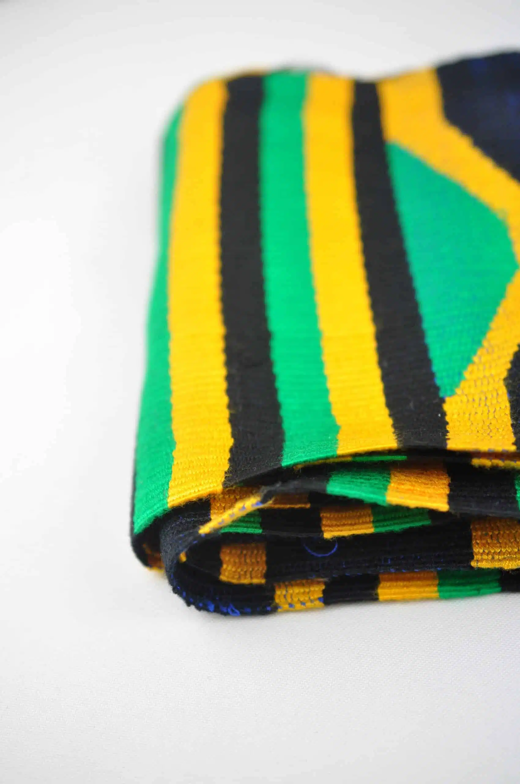 Akpan Handwoven Muffler Jamaica Colours African Clothing Store UK