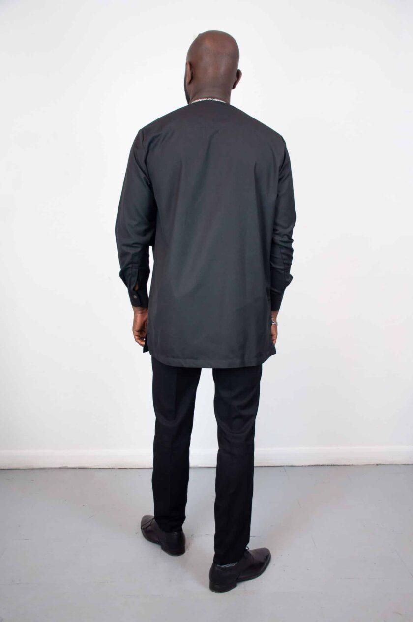 Abuchi Black Traditional Suit