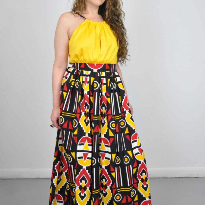 Zaila Ankara Skirt Maxi Dres