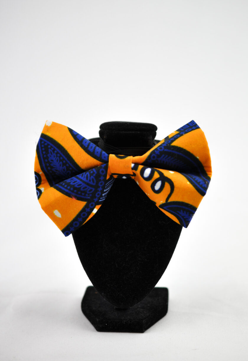 African Ankara Print Bow Tie and Handkerchief set