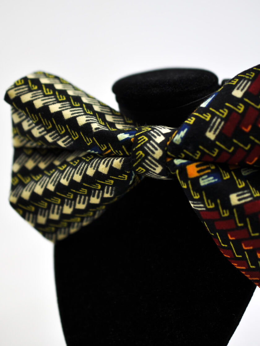 African Ankara Print Bow Tie and Handkerchief set