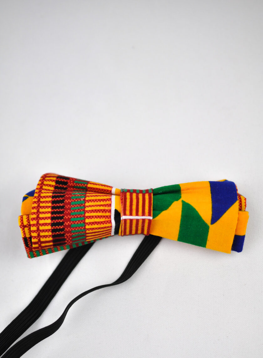 African Print Kente Bow Tie and Handkerchief set