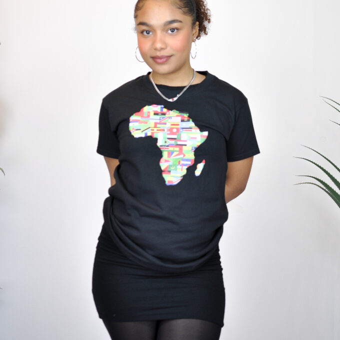 Africa Continent with all Country Flags Unisex Top