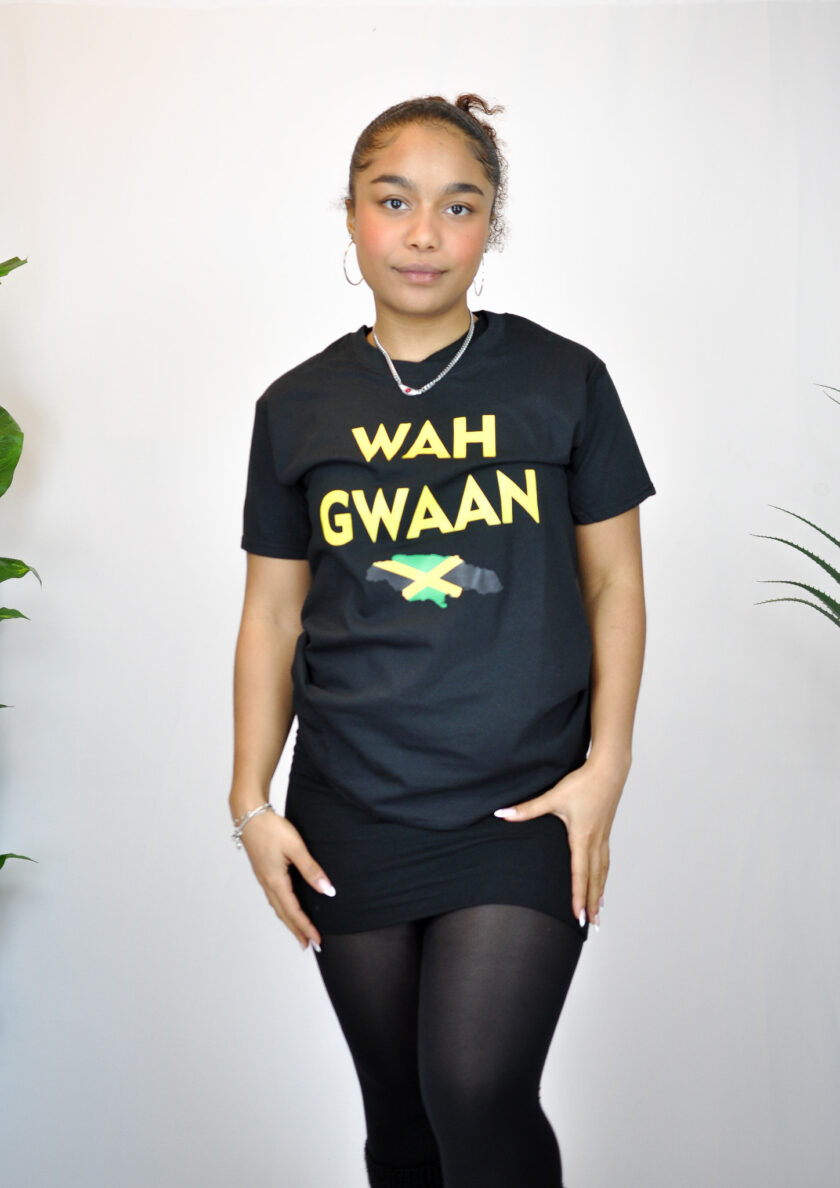 Was Gwaan Jamaica Colours Country Flag Unisex Top