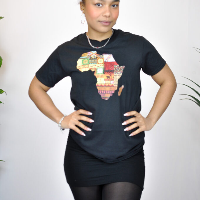 Continent of Africa Themed Unisex Top