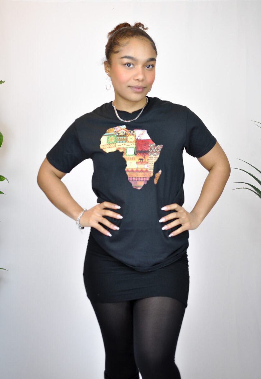 Continent of Africa Themed Unisex Top