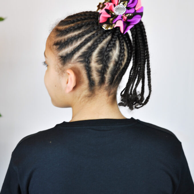 Aimee Ankara Print Flower Hair Scrunchies