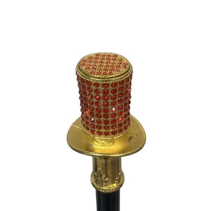 Odion Jewelled Top Hat Occasion African Walking Stick