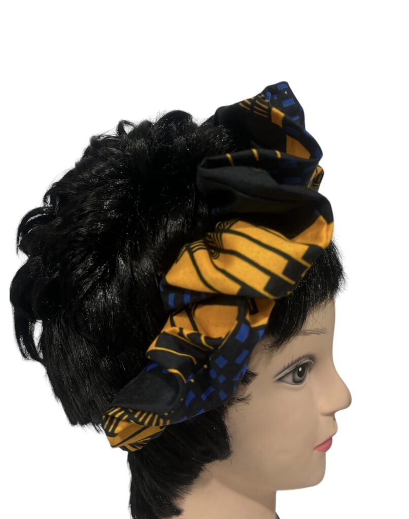 Chlo Cloud Puff Yellow African Ankara Headbands