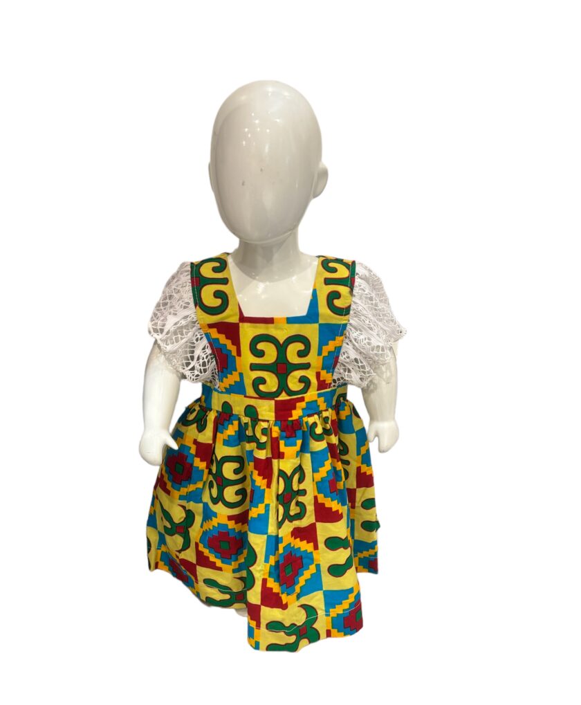 Kathrine African Ankara Print Girl's Dress