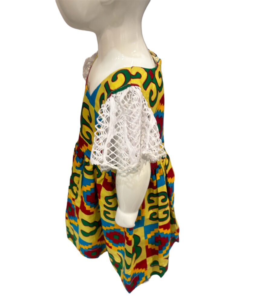 Kathrine African Ankara Print Girl's Dress