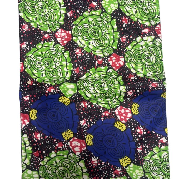 Charlotte Authentic African Ankara Fabric/Abstract design