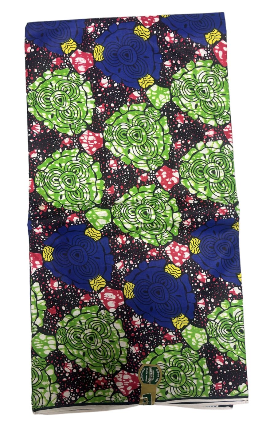 Charlotte Authentic African Ankara Fabric/Abstract design