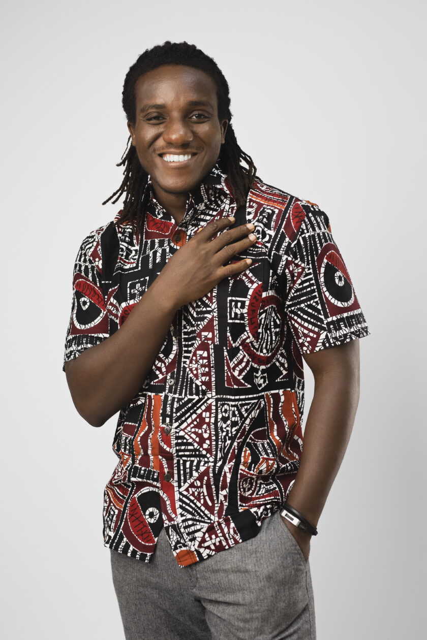 Ankara Collared Button Down Shirt