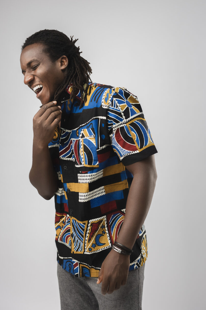 Ankara Collared Button Down Shirt