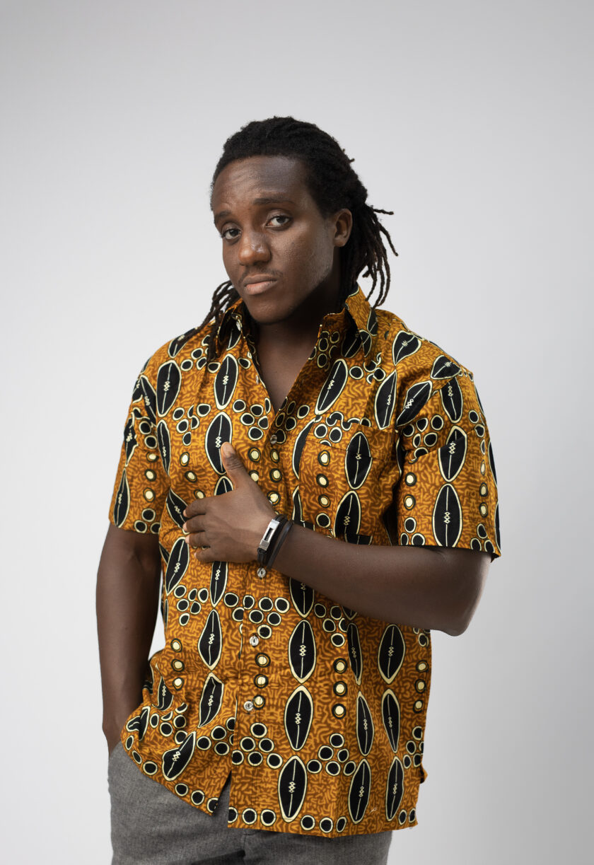 Ankara Collared Button Down Shirt