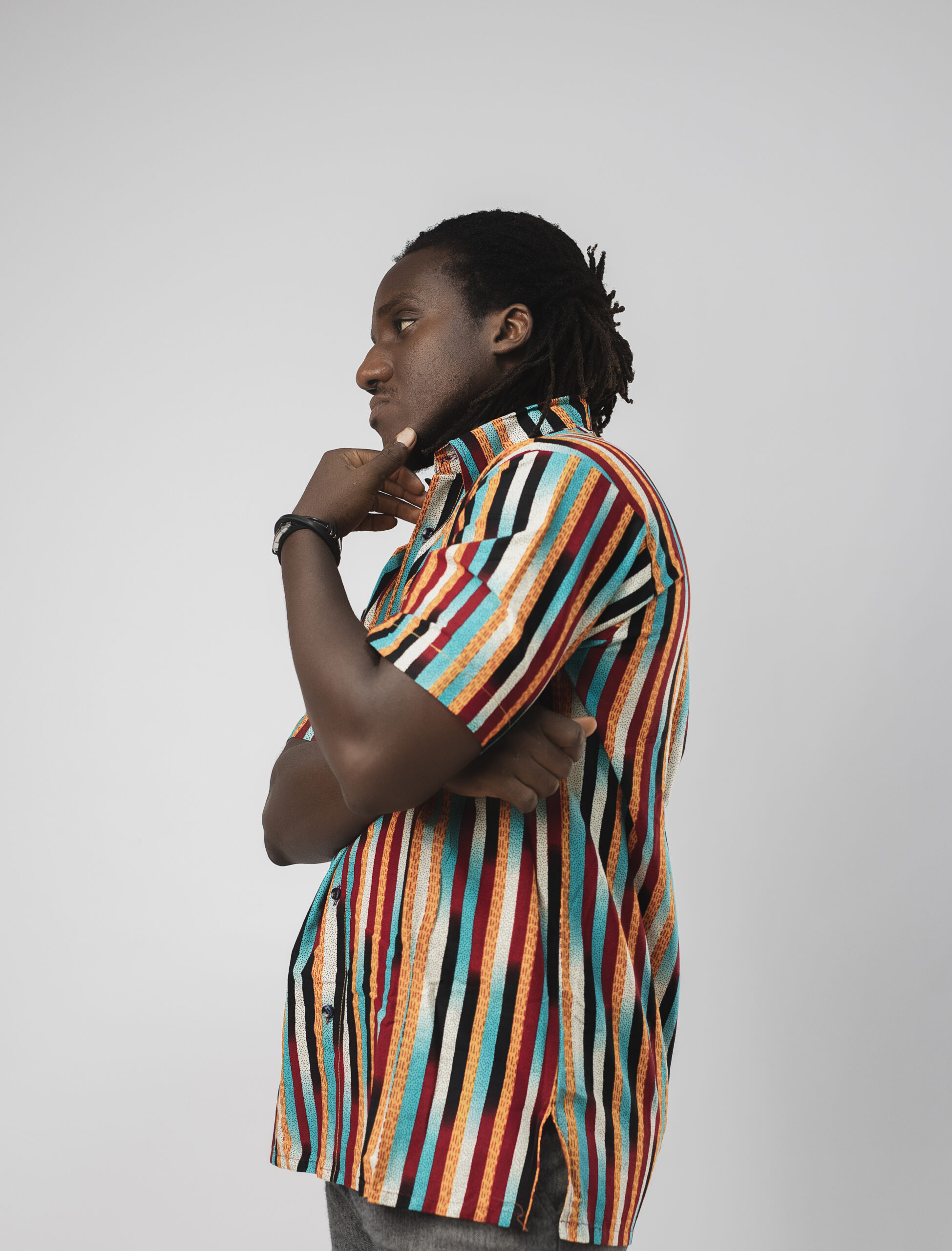 Rainbow Striped African Best Customisable Stylish Shirt