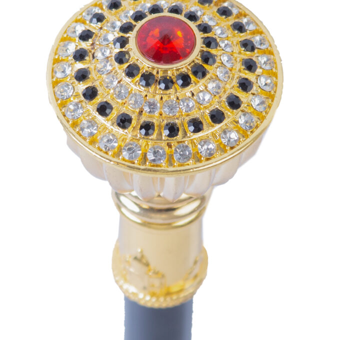 Beautiful Jewelled Regal Occasion African Walking Stick